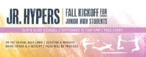 Jr. High Fall Kick-Off