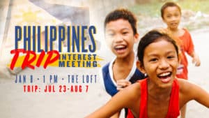 Philippines Trip Interest Meeting
