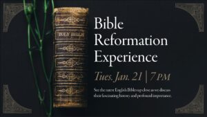 Bible Reformation Experience