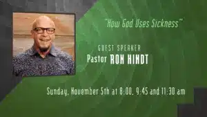 Pastor Ron Hindt