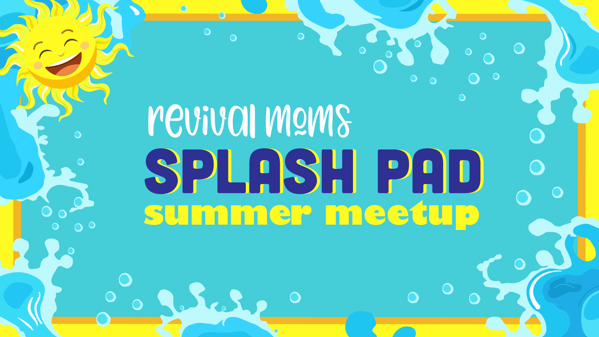 Revival Moms Splash Pad Playdate