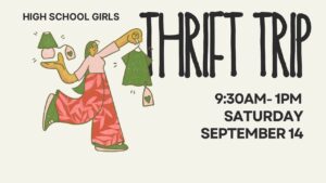 High School Girls Thrift Trip