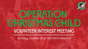 Operation Christmas Child Training