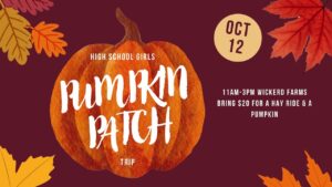 High School Girls Pumpkin Patch