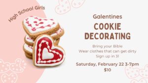 High School Girls Cookie Decorating