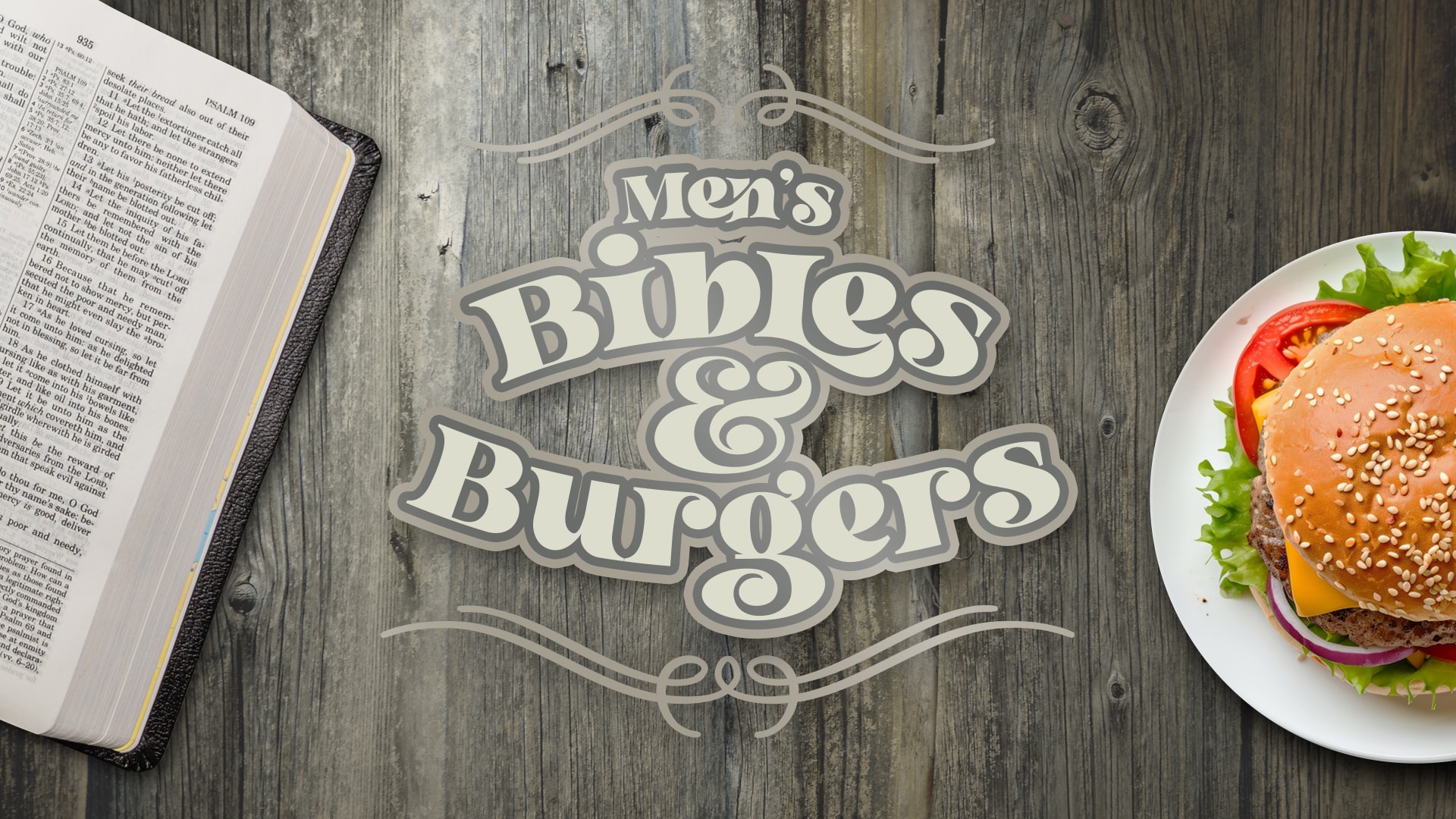 Men’s Bibles and Burgers