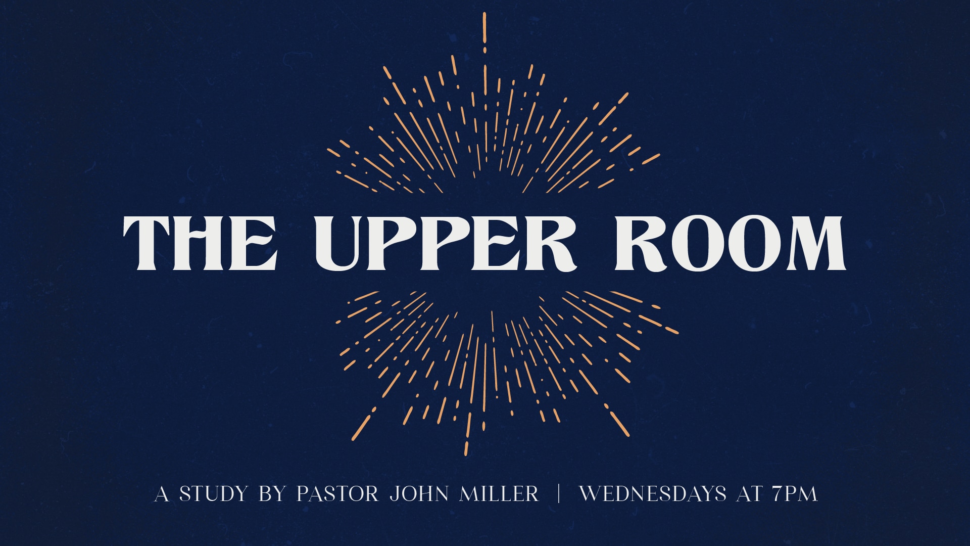 The Upper Room Discourse