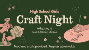 High School Girls Craft Night