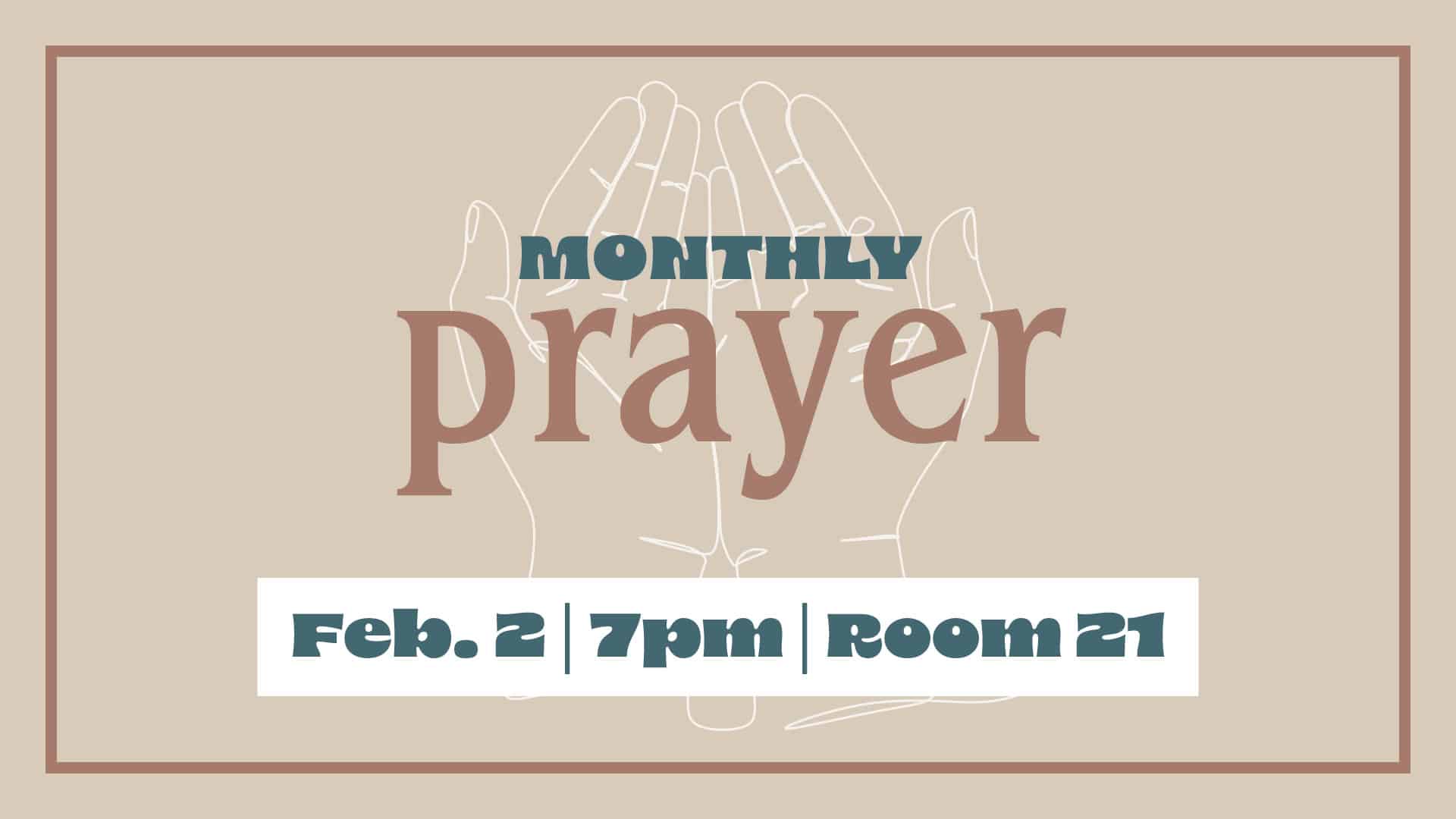 Church Prayer Meeting