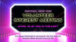 VBS Interest Meeting